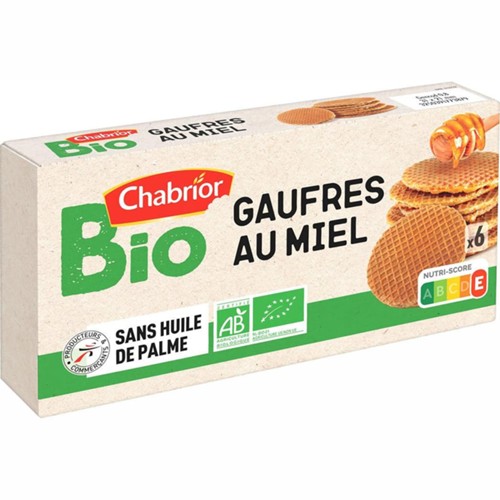 Gaufres fourrage au miel BIO
