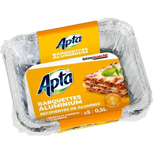 Barquettes aluminium 0,5 l