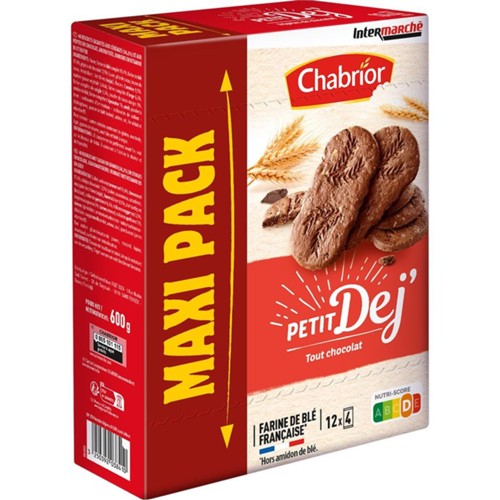 Biscuits Petit Déj tout chocolat