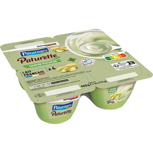 Paturette - Crème dessert saveur pistache