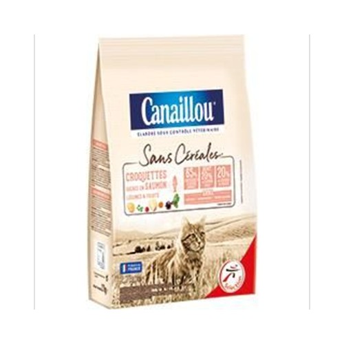 Sans Céréales - Croquettes riches en saumon pour chat