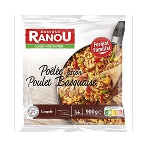 Poêlée façon poulet basquaise au piment d'Espelette