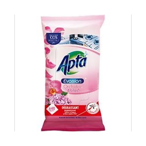 Activ' - Lingettes multi-surfaces Evasion Orchidée & Lilas