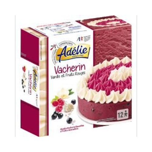 Vacherin vanille et fruits rouges