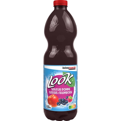 Boisson saveur pomme cassis framboise