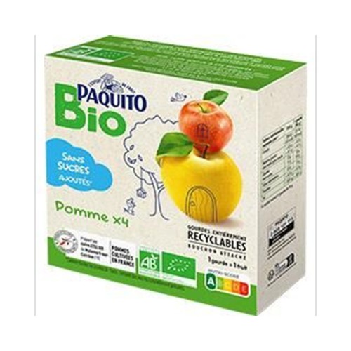 Purée pomme sans sucres ajoutés BIO