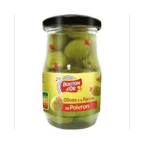Olives vertes à la farce de poivron