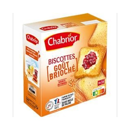 Biscottes goût brioché