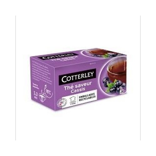 Thé saveur cassis