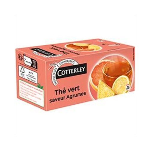 Thé vert saveur agrumes