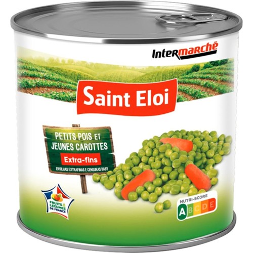 Petits pois et jeunes carottes extra-fins