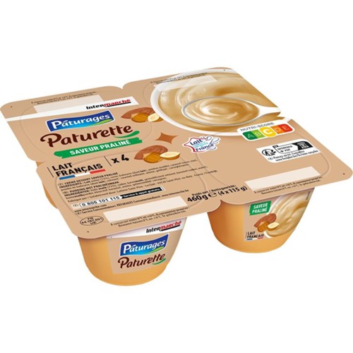 Paturette - Crème dessert saveur praliné