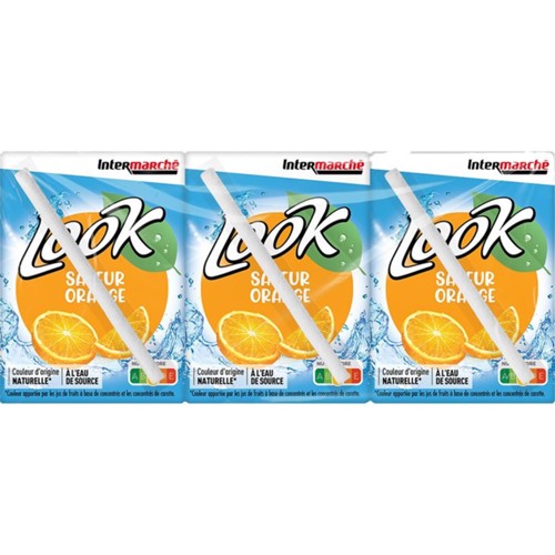 Boisson à l'eau de source orange