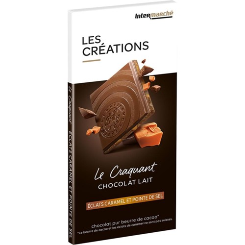 Le Craquant chocolat lait éclats caramel pointe de sel