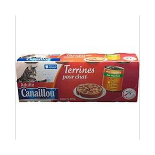 Saveurs terrines aux légumes pour chat, agneau-boeuf, poulet-rognons, veau-lapin, dinde-foie