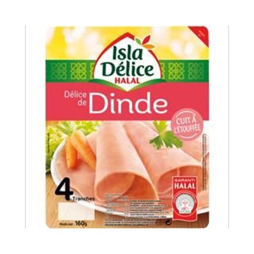 Délice de dinde cuit à l'étouffée halal