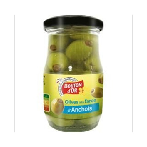 Olives vertes à la farce d'anchois