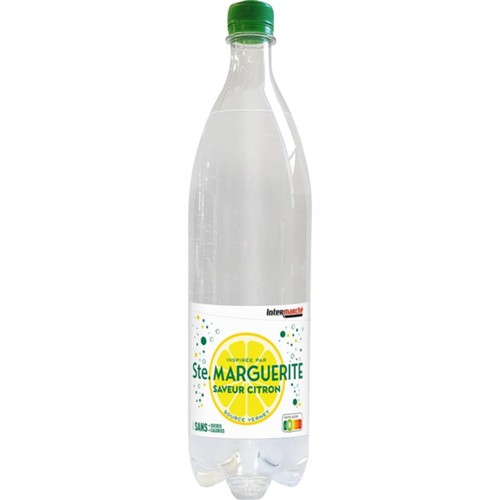 Eau gazeuse saveur citron