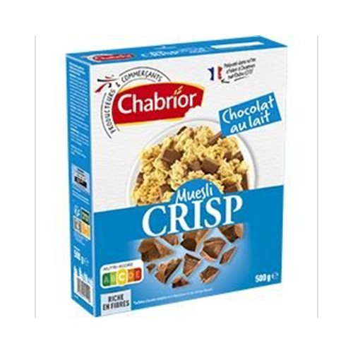 Muesli Crisp chocolat au lait