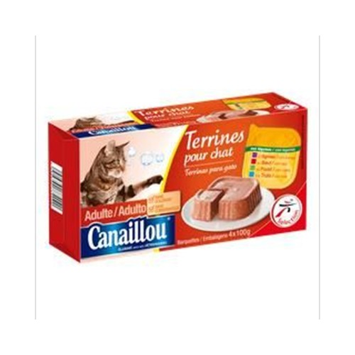 Terrines aux viandes et poisson aux légumes