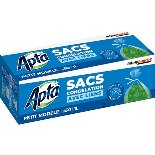 Sacs congélation 1 l avec liens petit modèle