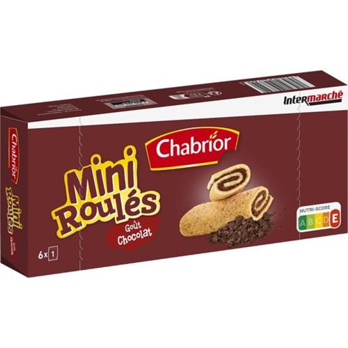 Mini roulés au chocolat