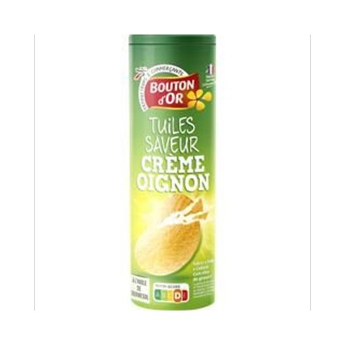 Tuiles saveur crème oignon