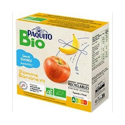 Purée pomme banane sans sucres ajoutés BIO
