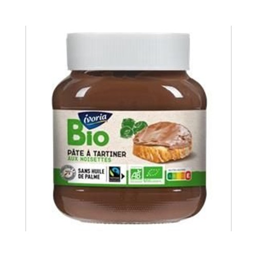 Pâte à tartiner aux noisettes BIO