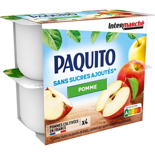 Purée de pomme sans sucres ajoutés