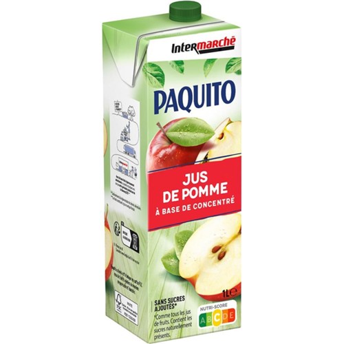 Jus de pomme à base de concentré