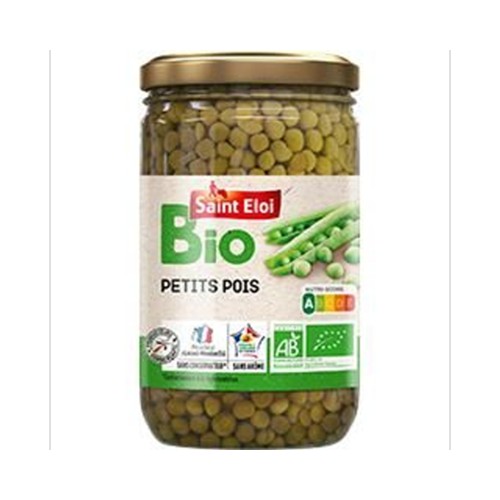 Petits pois à l'étuvée très fins BIO