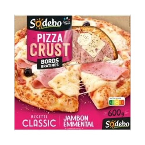 Pizza Crust - Pizza recette Classic jambon emmental