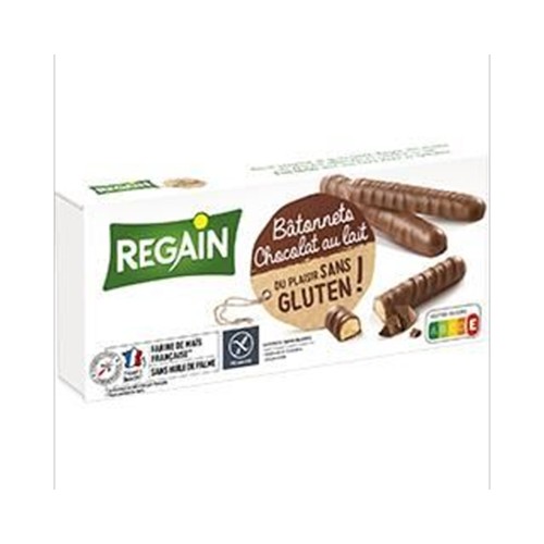 Bâtonnets chocolat au lait sans gluten