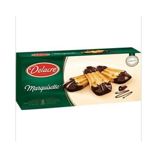 Biscuits sablés nappés de chocolat marquisettes