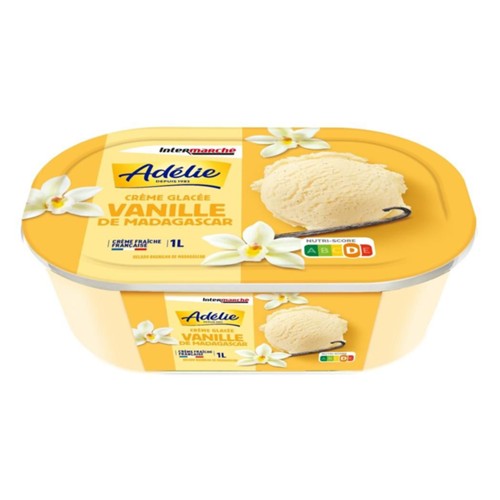 Crème glacée vanille de Madagascar