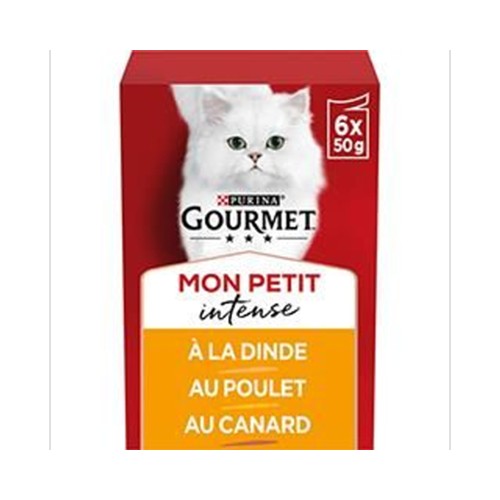 Pâtée pour chat en sauce effilés volaille Mon Petit