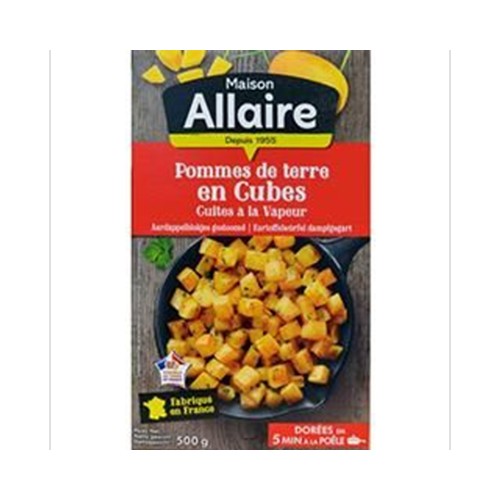 Pommes de terre en cubes