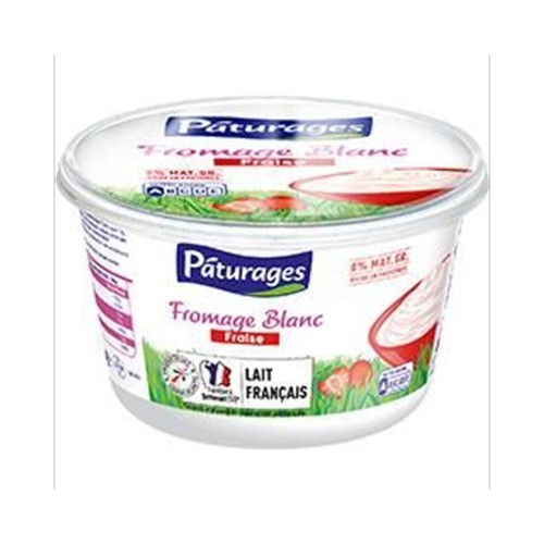 Fromage blanc fraise 0% MG