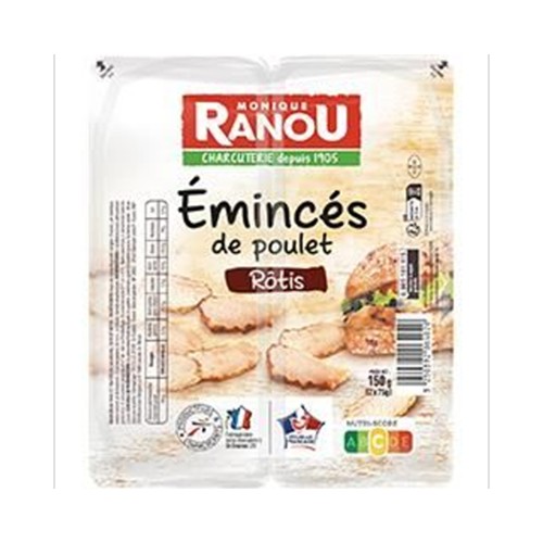 Emincés de poulet rôtis