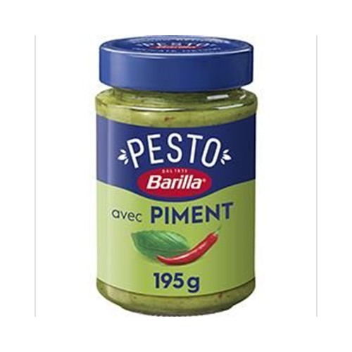 Sauce pesto basilic et piment