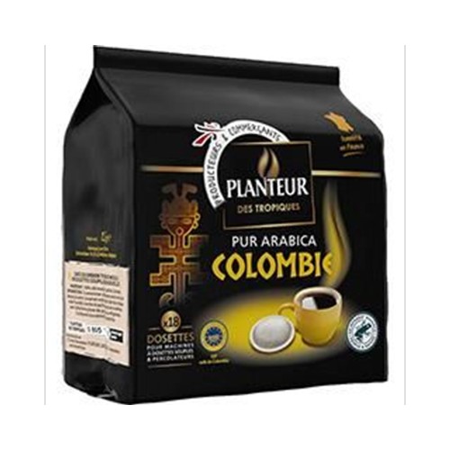 Dosettes de café compatibles Senseo moulu Colombie pur arabica