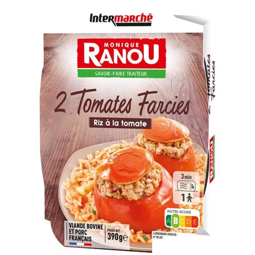 Tomates farcies riz à la tomate