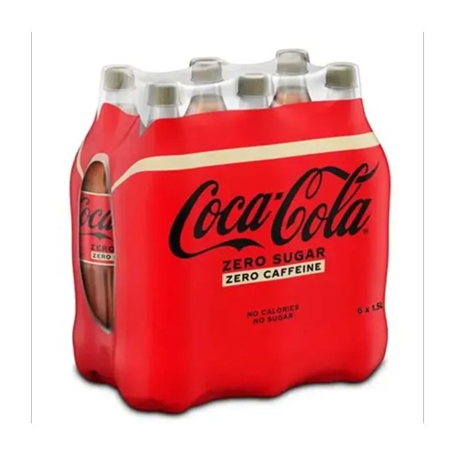 COCA ZERO SS CAF  PET 6X50CL