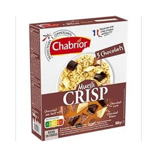 Muesli Crisp 3 chocolats