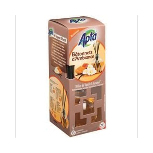 Bâtonnets d'ambiance délice de vanille & caramel