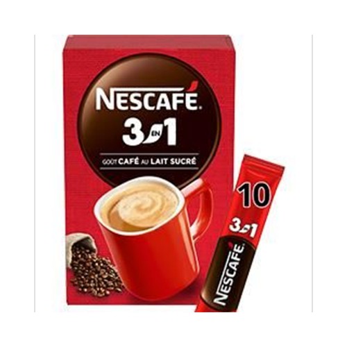 Café Soluble 3en1 Café au lait sucré Sticks