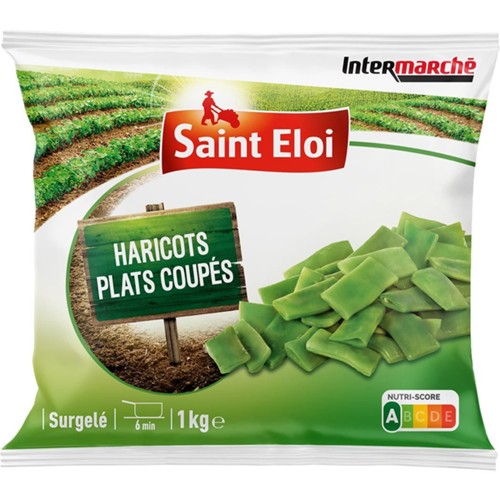 Haricots plats coupés