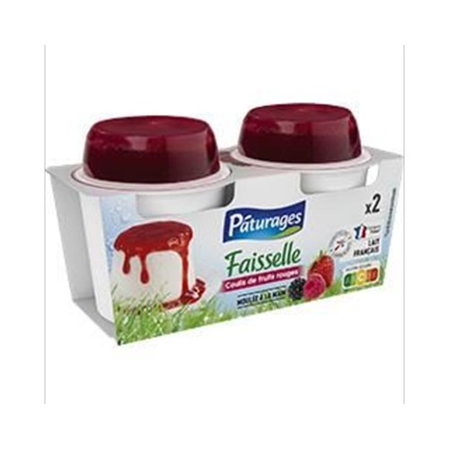 Faisselle coulis de fruits rouges