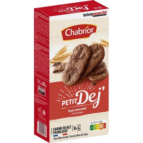 Biscuits Petit Déj tout chocolat